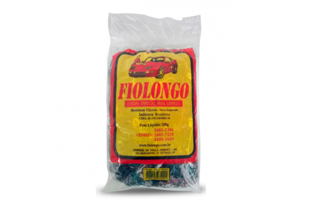 Estopa Multiuso Fiolongo 200g Para Polimento e Limpeza Estopa Multiuso Fiolongo 200g Para Polimento e Limpeza