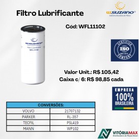 Filtro Lubrificante Caminhões Volvo | Alta Eficiência Filtro Lubrificante Caminhões Volvo | Alta Eficiência