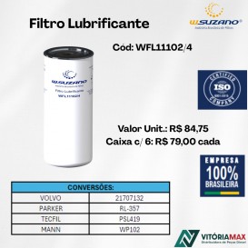 Filtro Lubrificante Caminhões Volvo | Alta Eficiência Filtro Lubrificante Caminhões Volvo | Alta Eficiência
