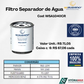 Filtro De Combustível Separador De Água Mercedes/Iveco/Volkswagen