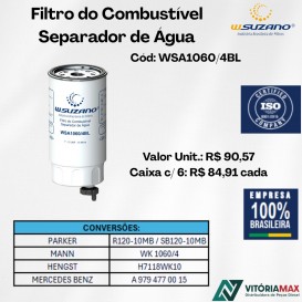 Filtro De Combustível Separador De Água Mercedes/Iveco/Vw