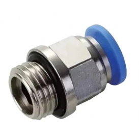 CONECTOR ENGATE RÁPIDO TUBO PU 8mm X 14 ROSCA