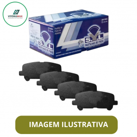 Jogo De Pastilha De Freio Dianteiro Syl-1272 Iveco/mercedes