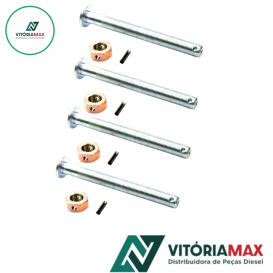 Kit 04 Parafusos Desatuador Cuíca Cilindro Jfa Qa1117f.