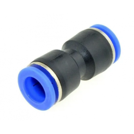 CONEXÃO UNIÃO RETA PLÁSTICA 6MM INSTANTÂNEA PNEUMÁTICA 8MM